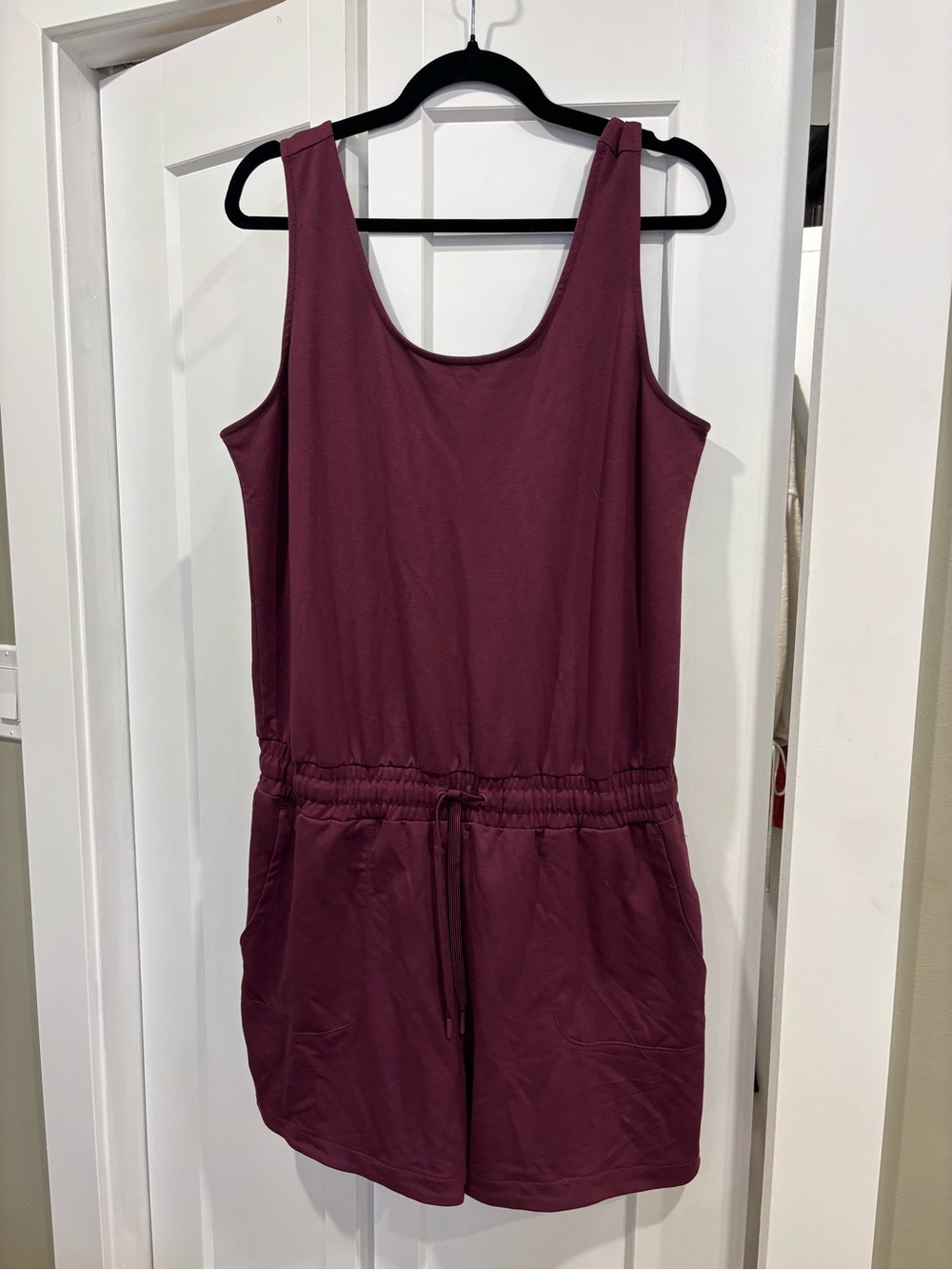LOLE Girls' Sleeveless Romper One-Piece in Deep Plum